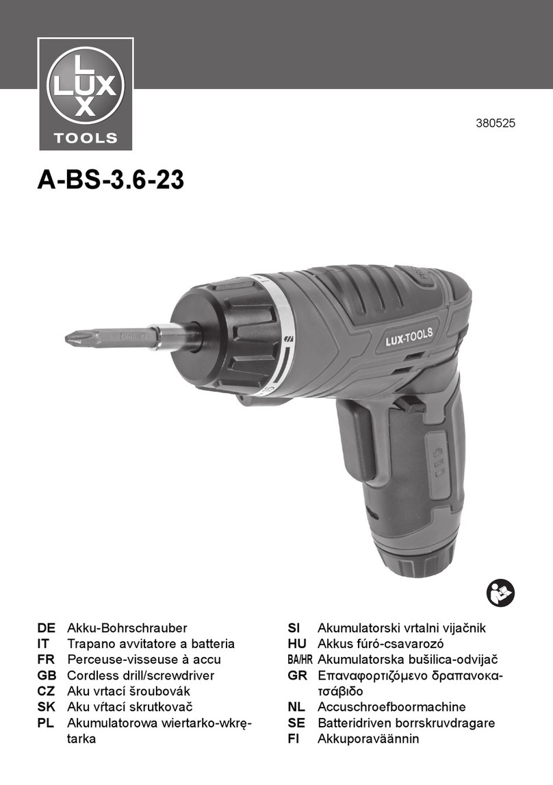 Lux Tools A-BS-3.6-23 manual