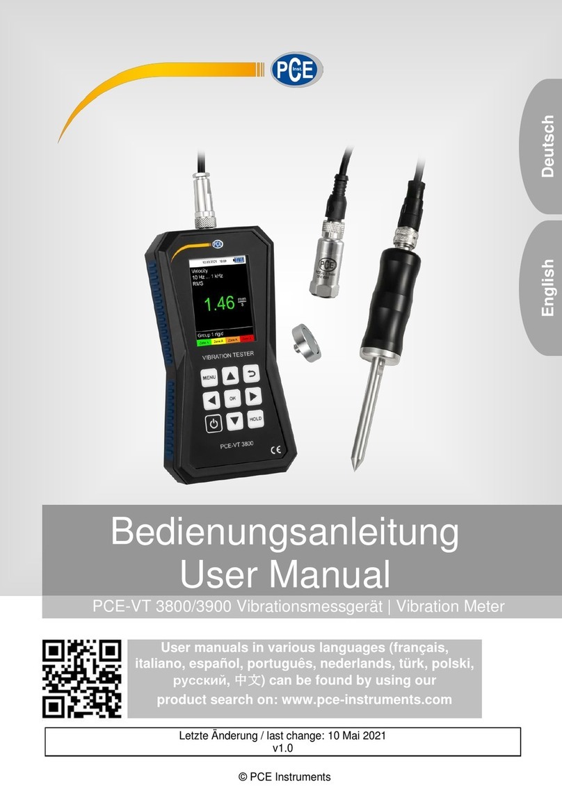 PCE Instruments PCE-VT 3900 user manual
