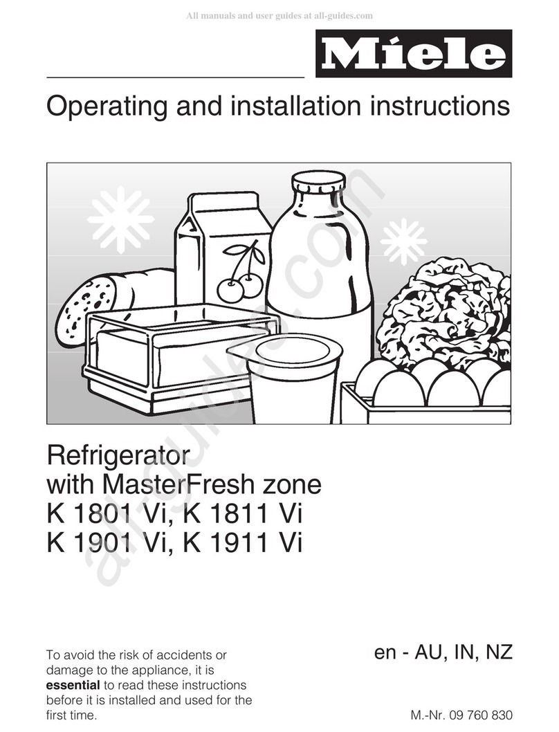 Miele K 1901 Vi User manual