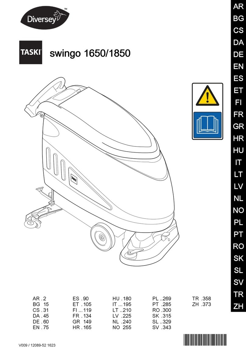 Taski Diversey Swingo 1650 User manual