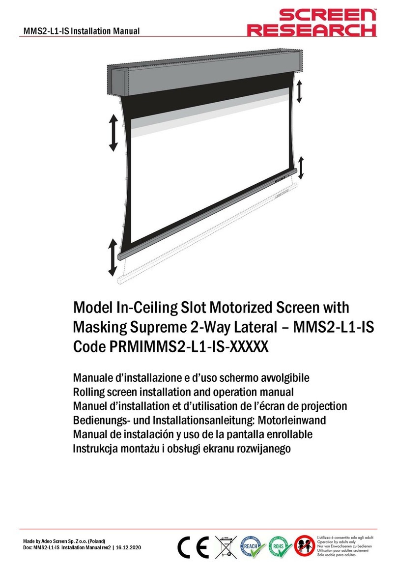 Screen Research MMS2-L1-IS User manual