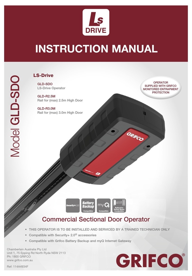 Grifco GLD-R2.5M User manual
