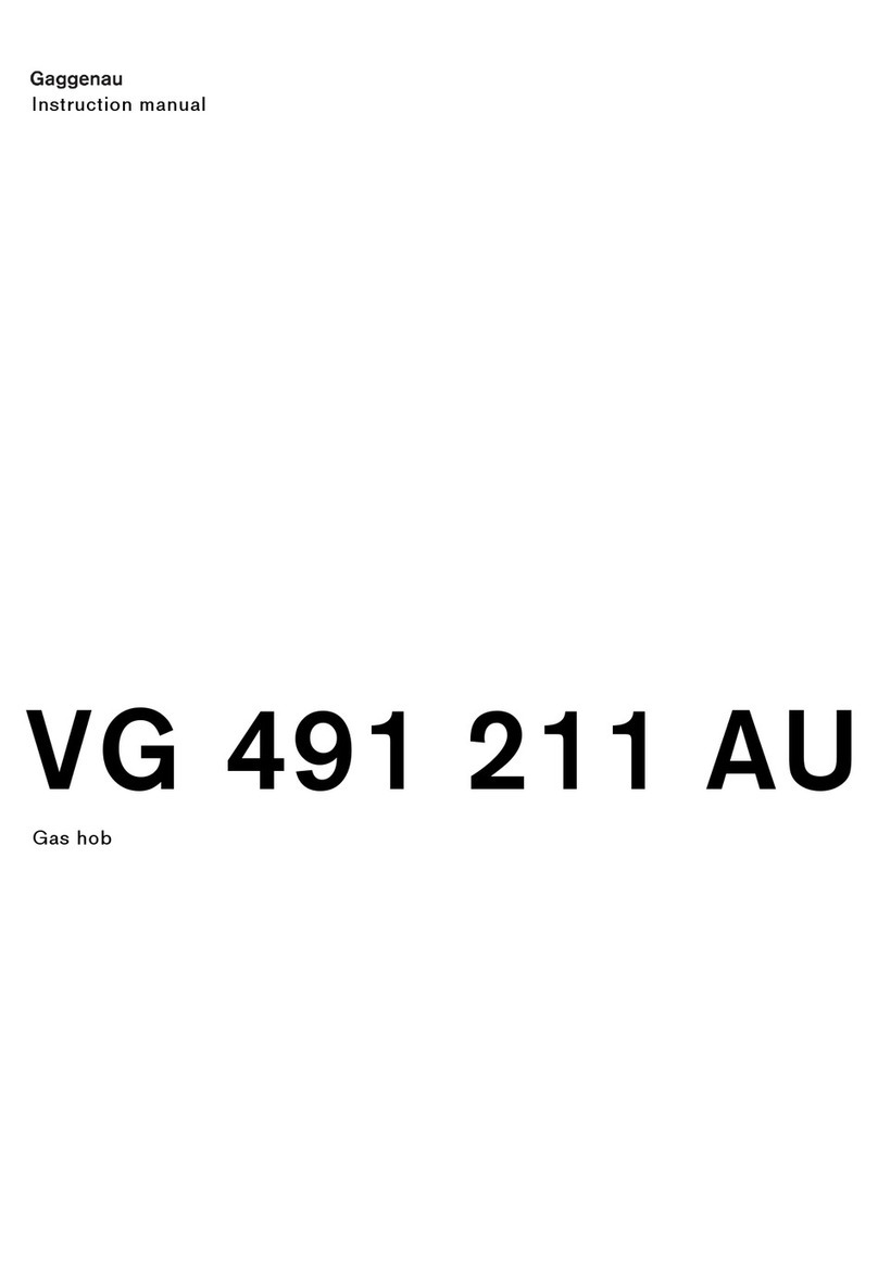 Gaggenau VG 491 211 AU User manual
