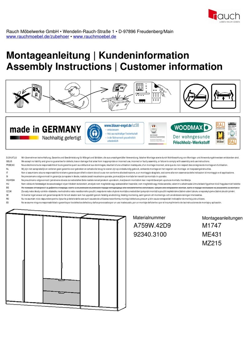 Rauch ME431 Assembly instructions Rauch ME431 Assembly instructions