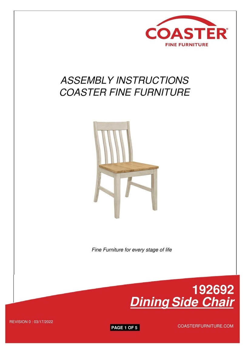 Coaster Kirby 192692 Assembly instructions