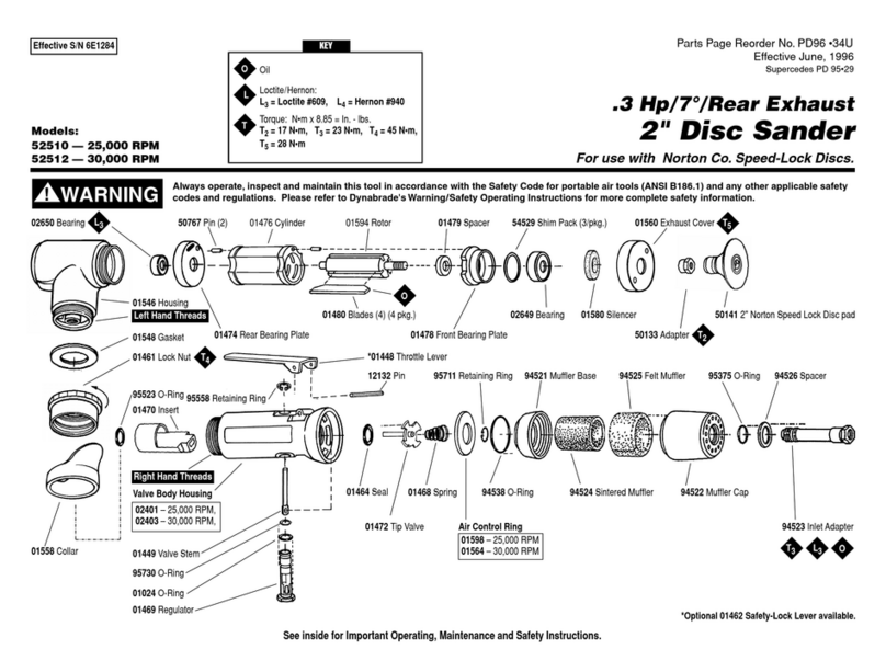 Dynabrade 52510 User manual