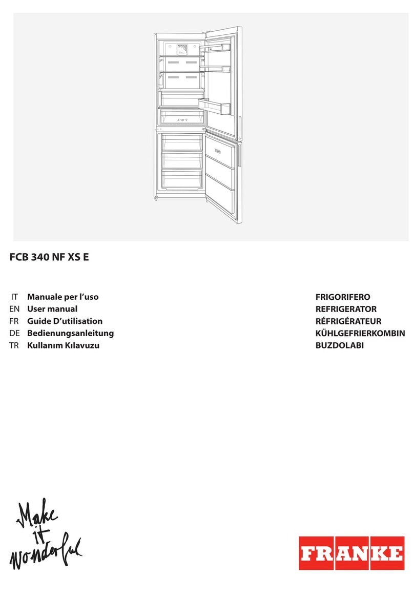 Franke FCB 340 NF XS E User manual