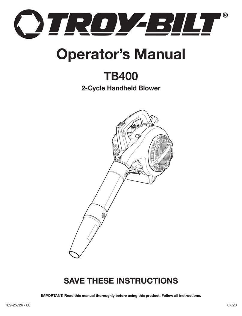 Troy-Bilt TB400 User manual
