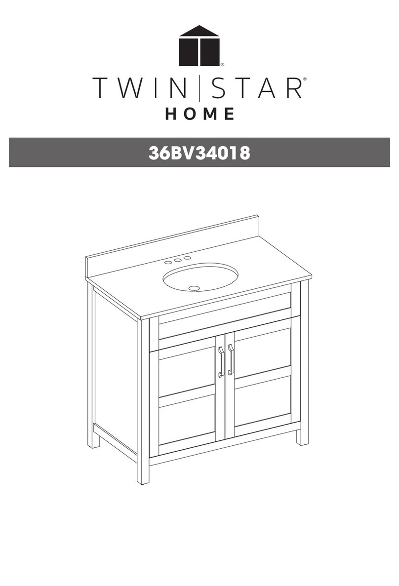 Twin Star Home 36BV34018 Assembly instruction