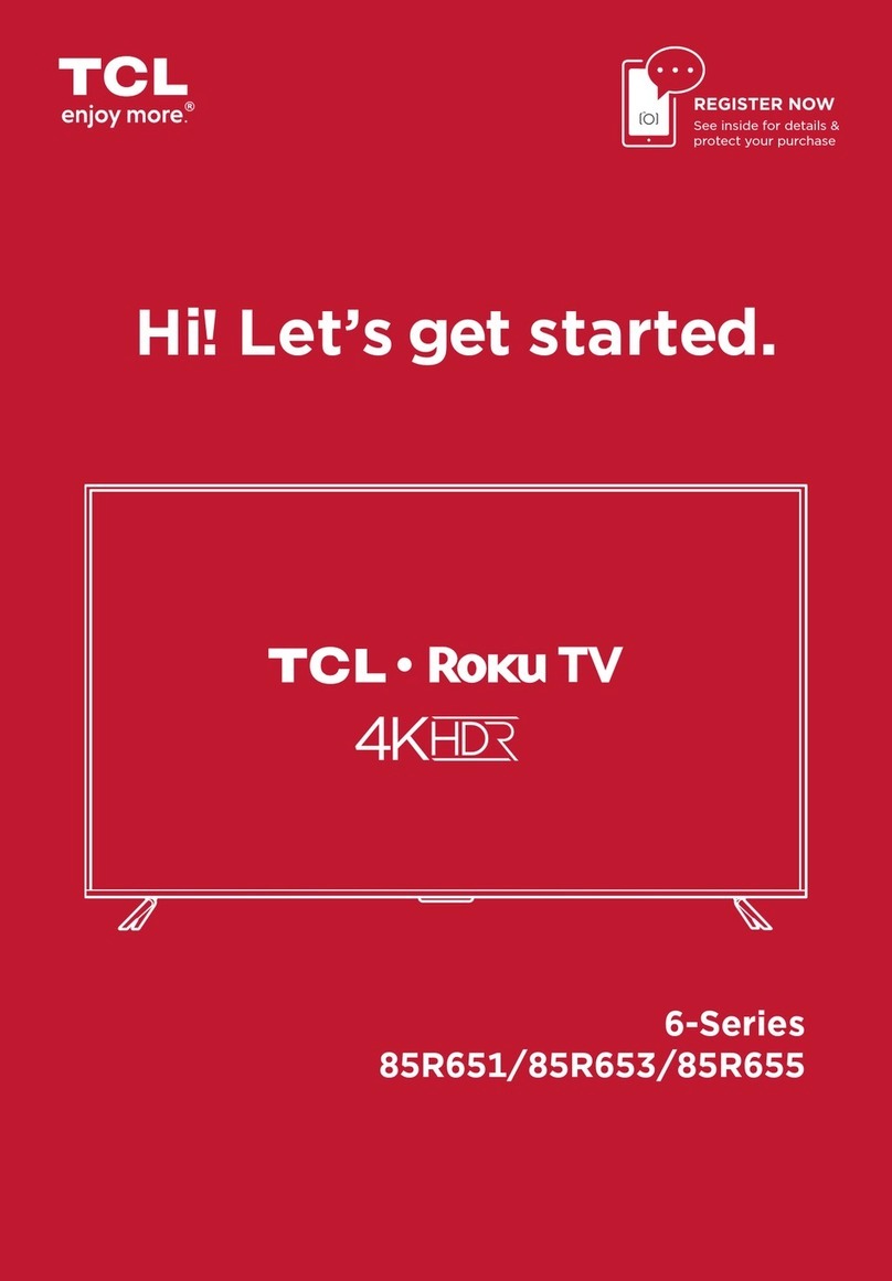 TCL 85R651 User manual