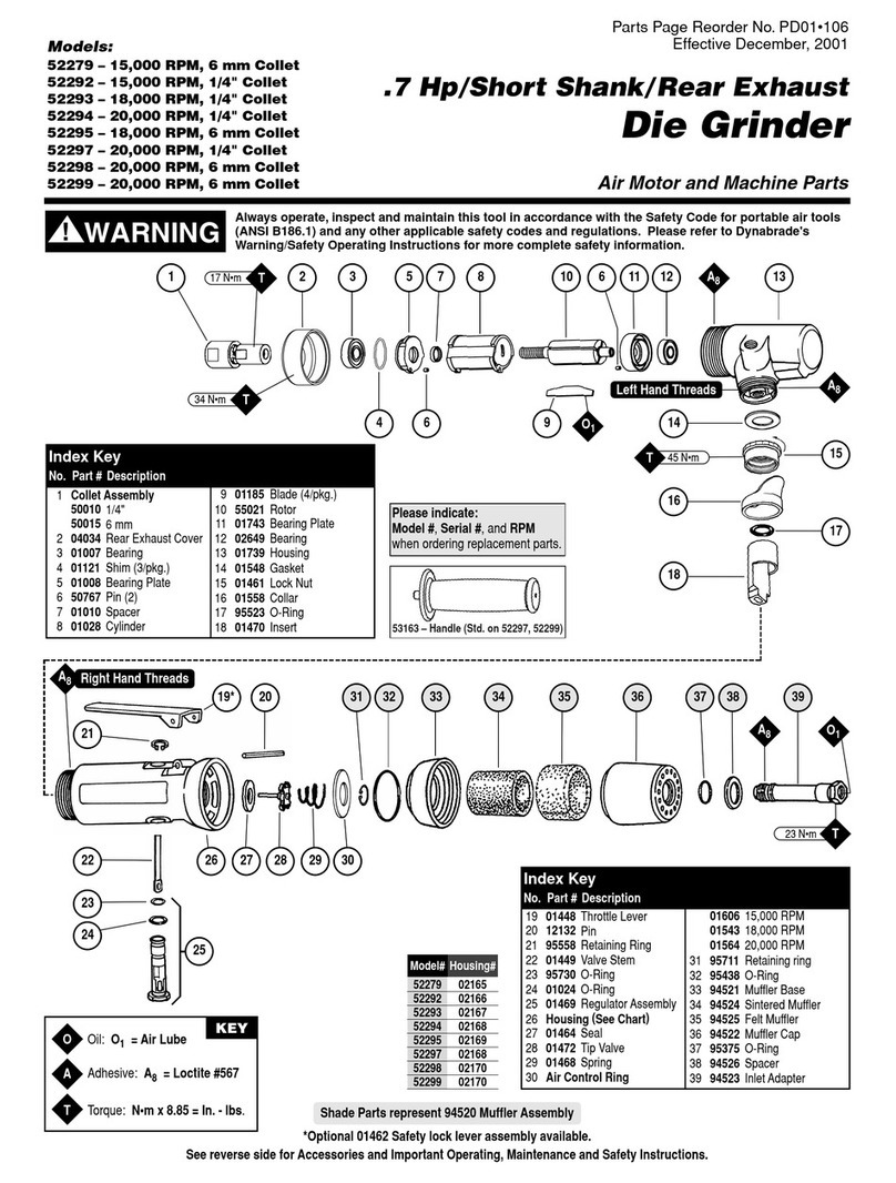 Dynabrade 52279 User manual