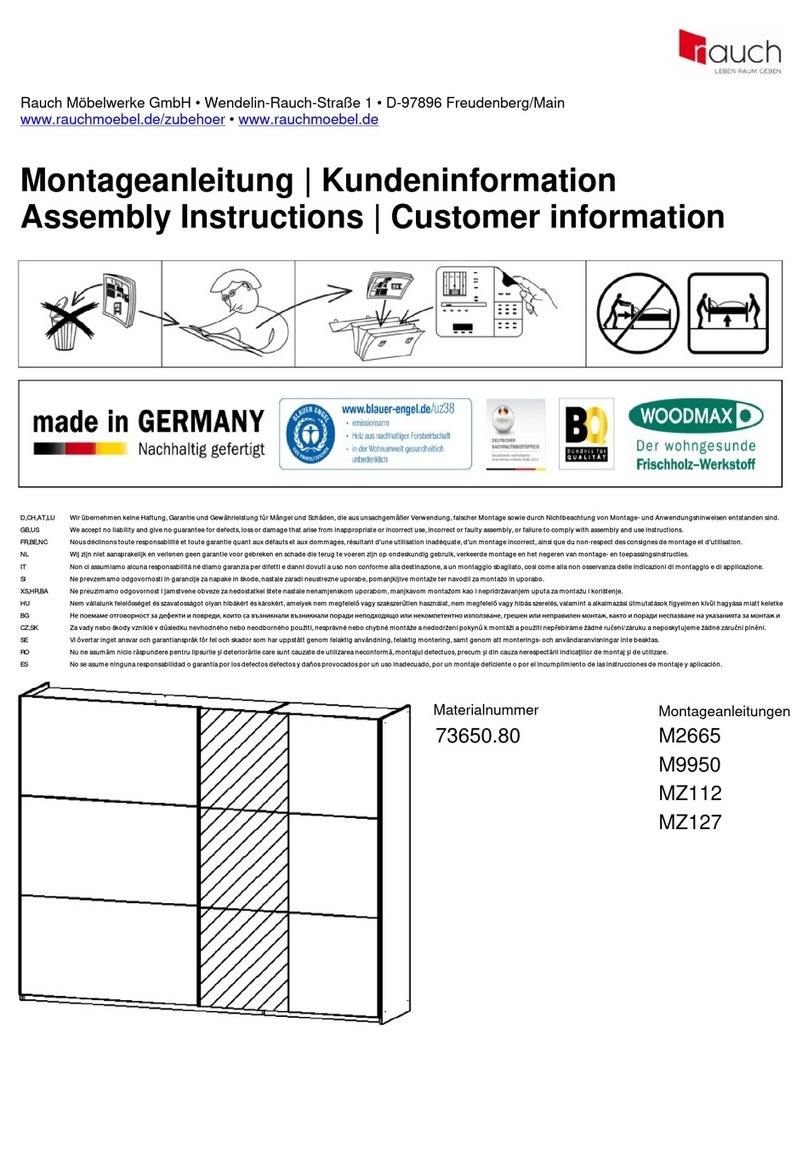 Rauch M9950 Assembly instructions