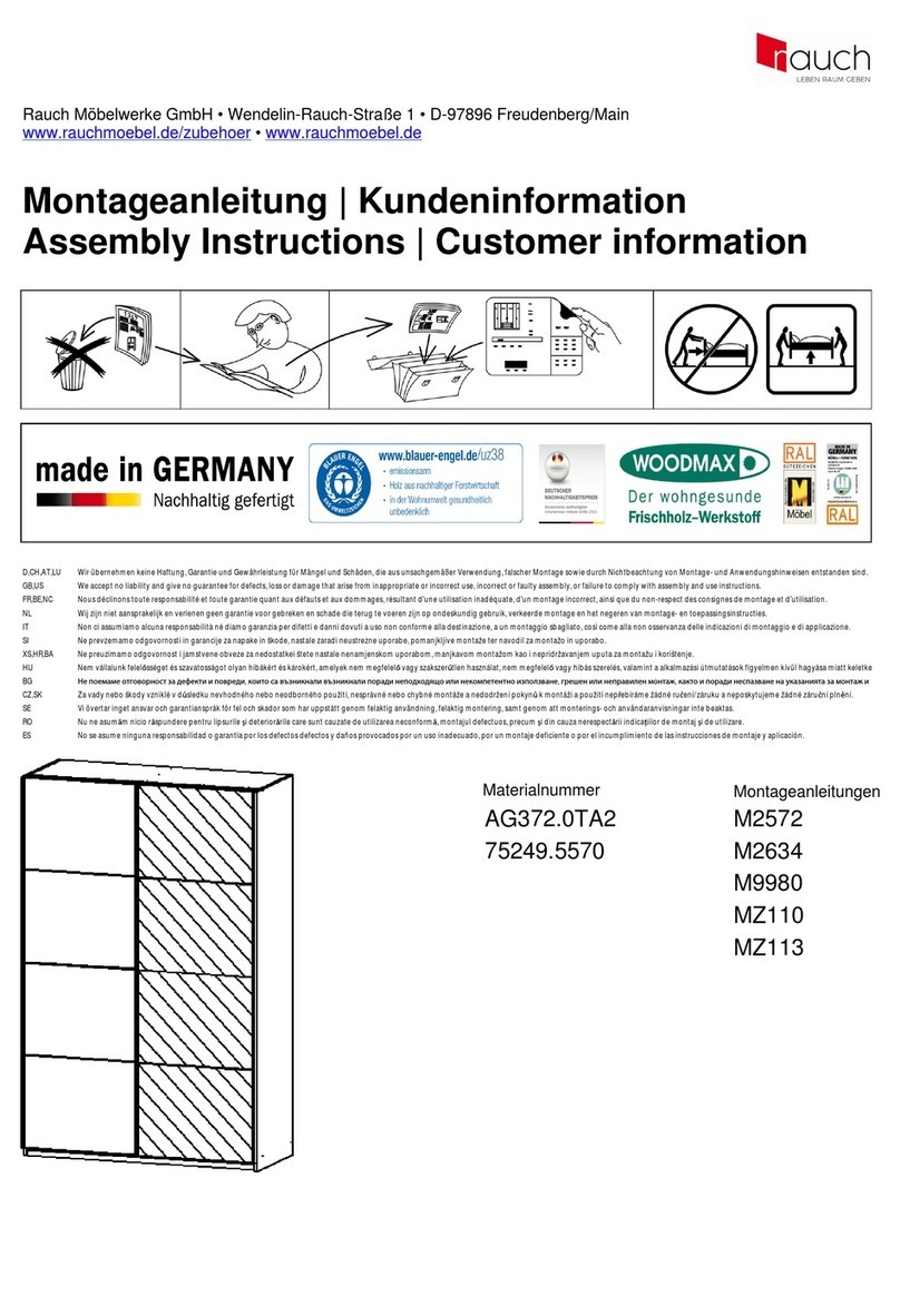 Rauch M9980 Assembly instructions Rauch M9980 Assembly instructions