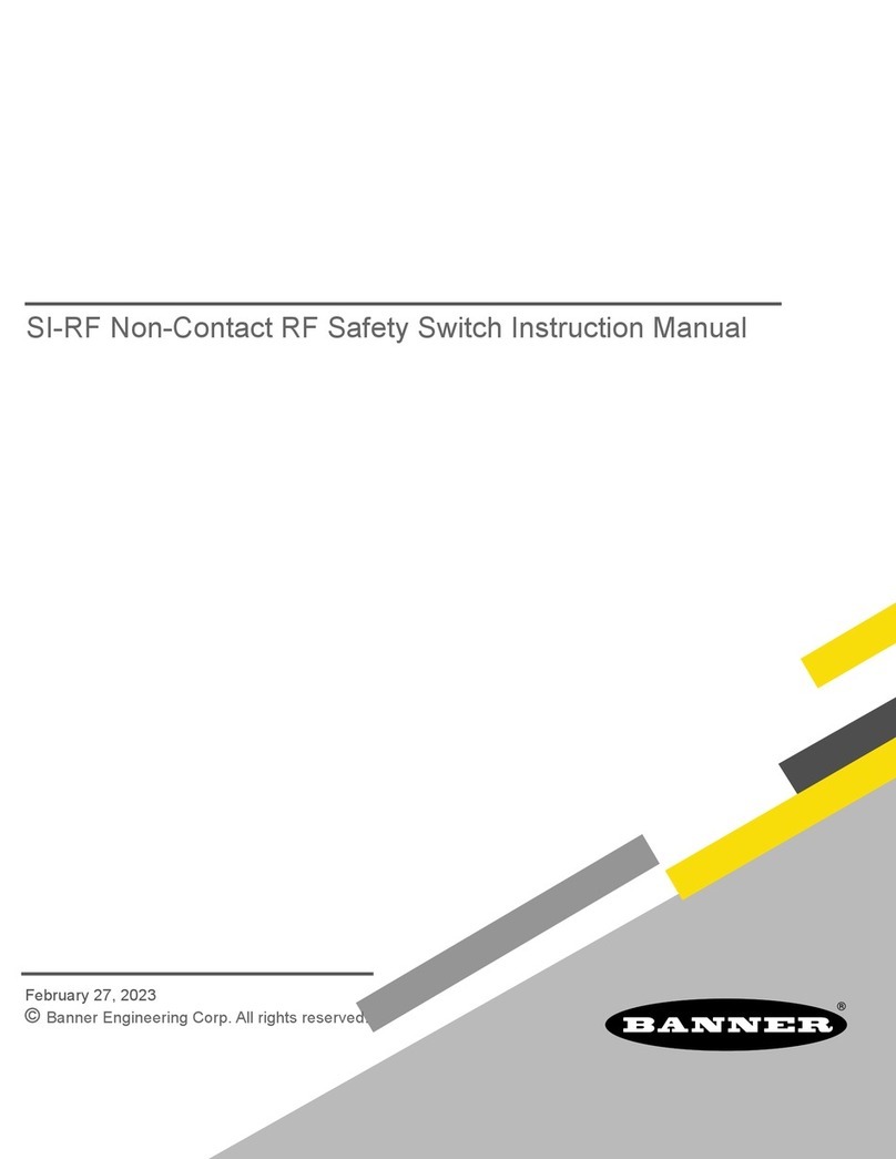 Banner SI-RFST-UP8 instruction manual