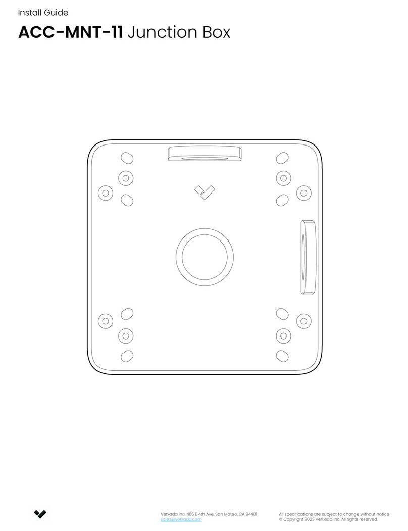 Verkada ACC-MNT-11 install guide