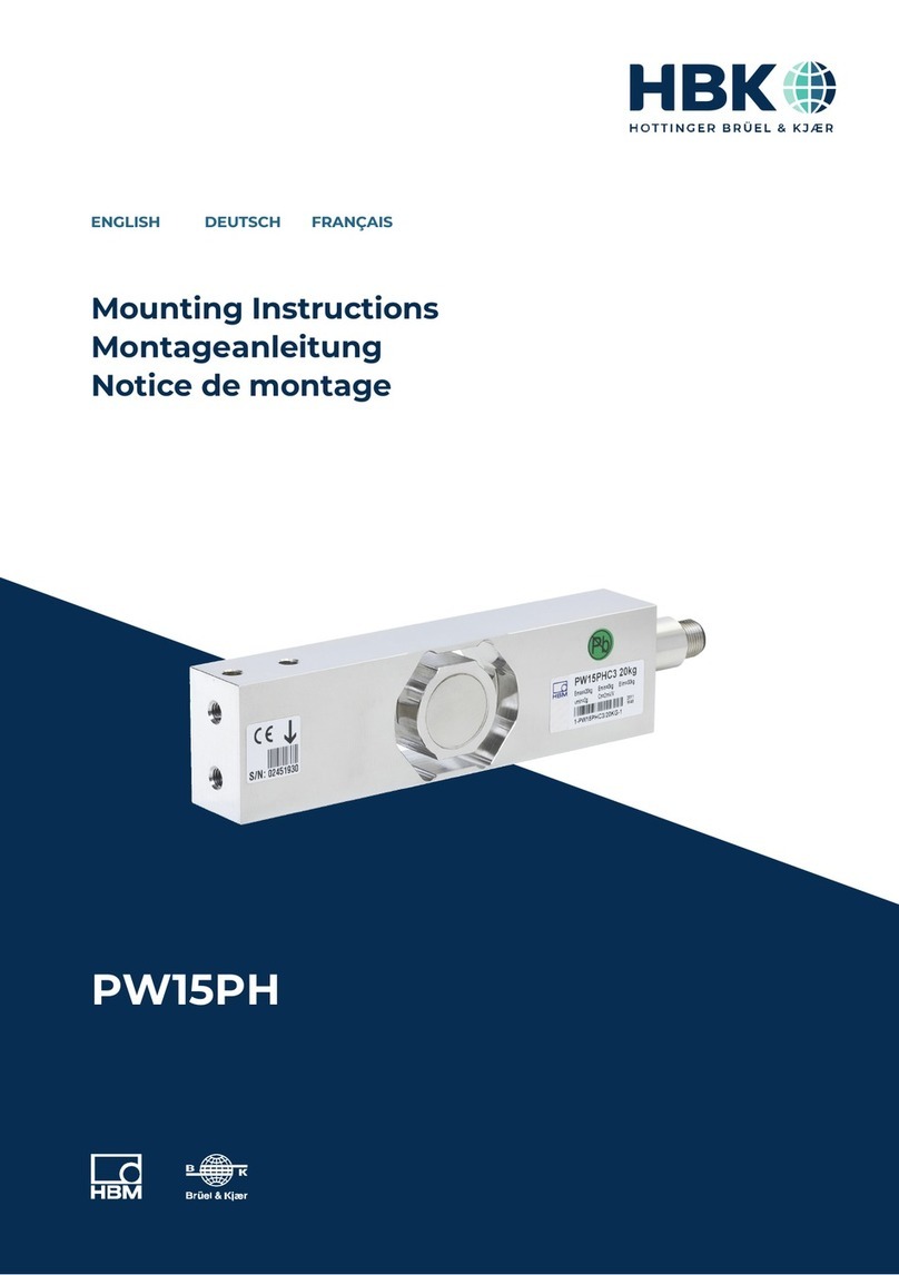 HBK PW15PH Mounting instructions