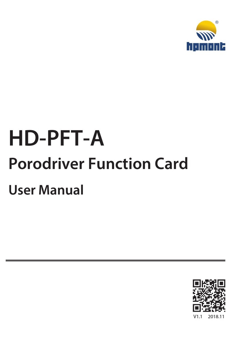 hpmont HD-PFT-A User manual