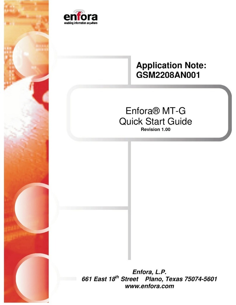 Enfora MT-G quick start guide