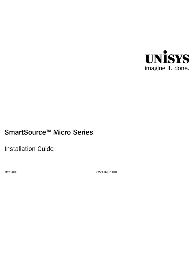 Unisys SmartSource Micro Series installation guide