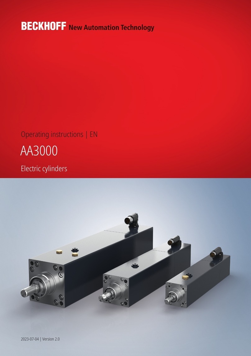 Beckhoff AA3000 operating instructions