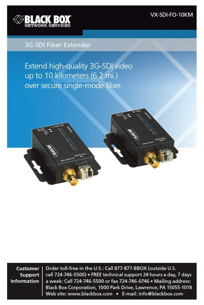 Black Box VX-SDI-FO-10KM manual