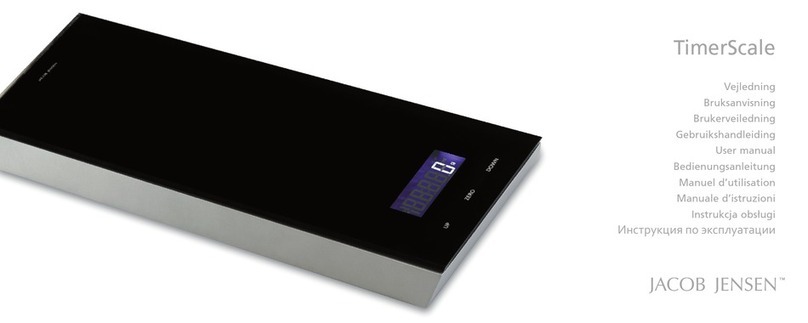 Jacob Jensen TimerScale user manual