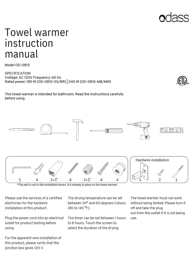 odass OD-0810 instruction manual