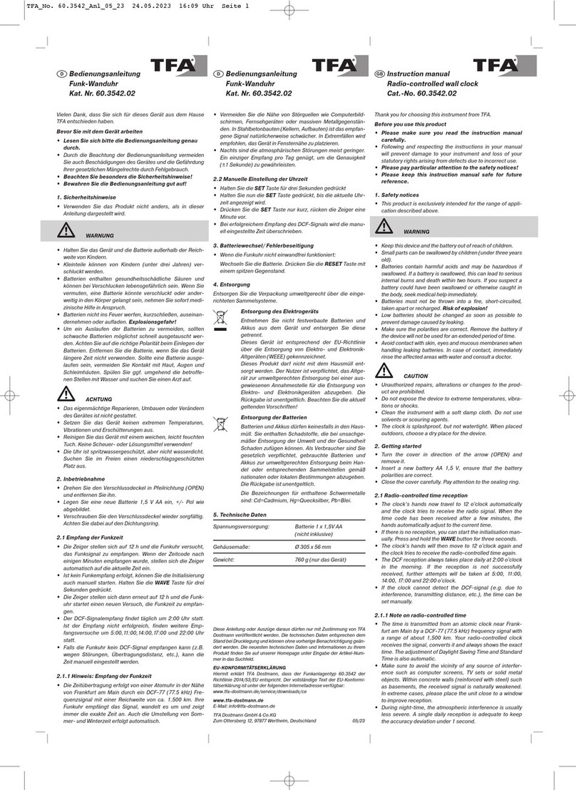 TFA 60.3542.02 instruction manual