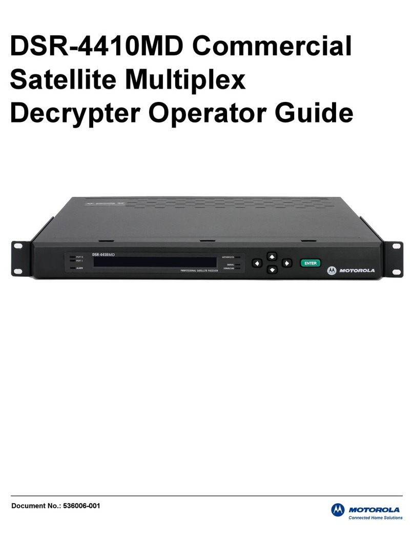 Motorola DSR-4410MD Manual