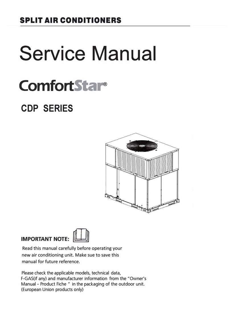 Comfort Star CDP Series User manual