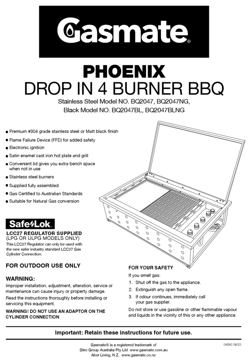 Gasmate PHOENIX BQ2047 manual Gasmate PHOENIX BQ2047 manual
