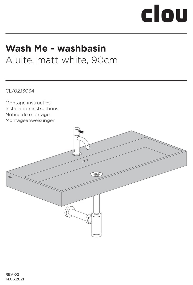 Clou Wash Me CL/02.13034 User manual