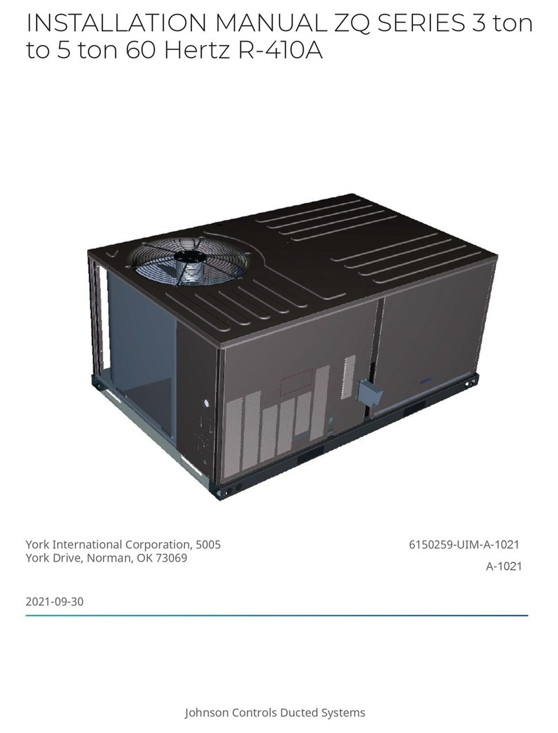 Johnson Controls ZQ Series installation manual Johnson Controls ZQ Series installation manual
