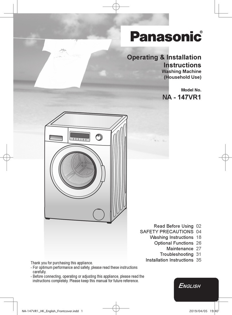 Panasonic NA-147VR1 Operating & installation instructions