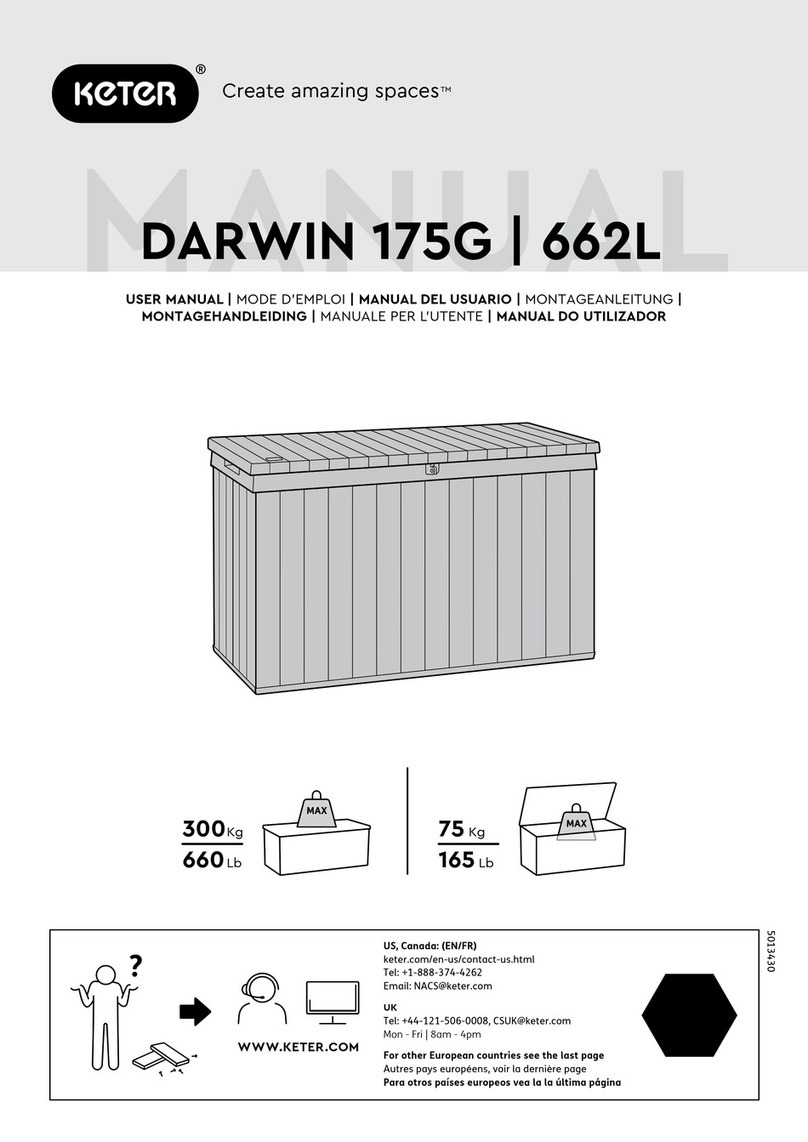 Keter DARWIN 175G User manual