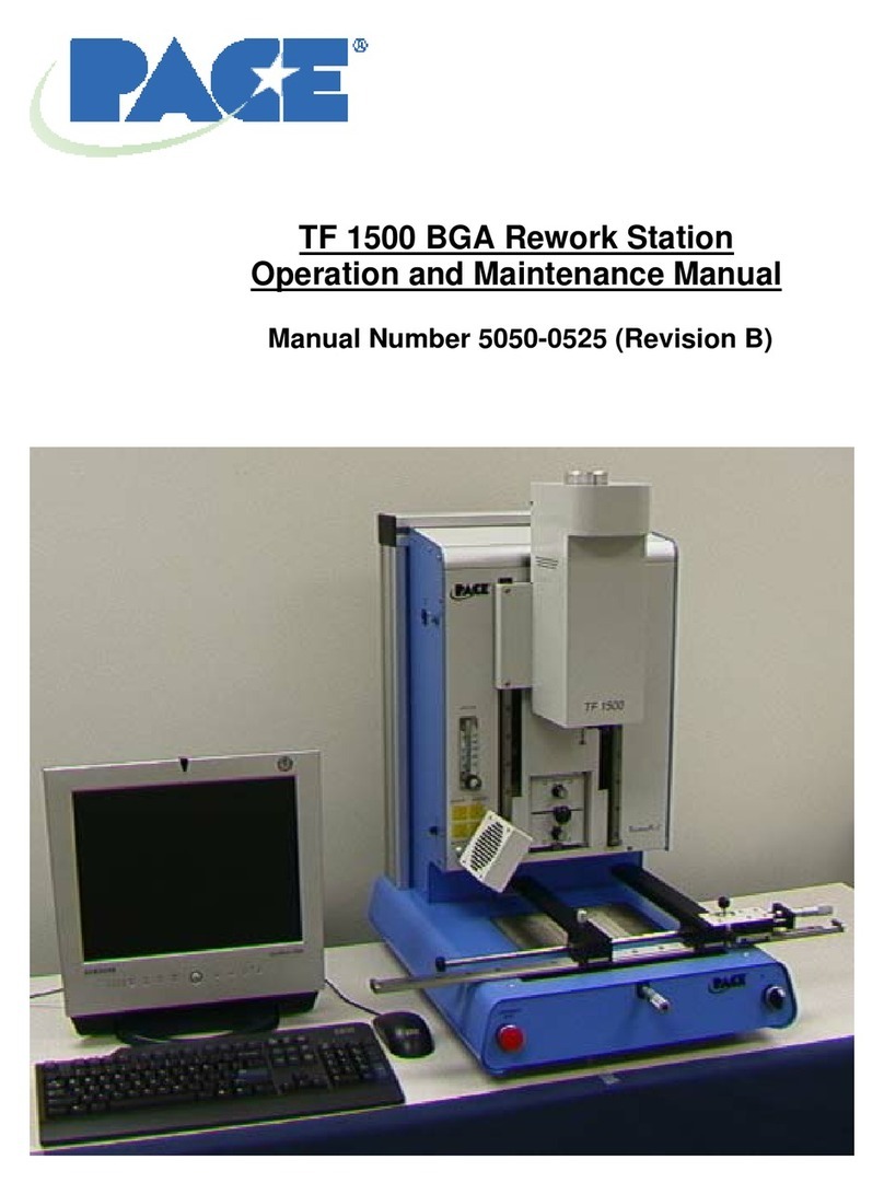 Pace TF 1500 BGA User manual