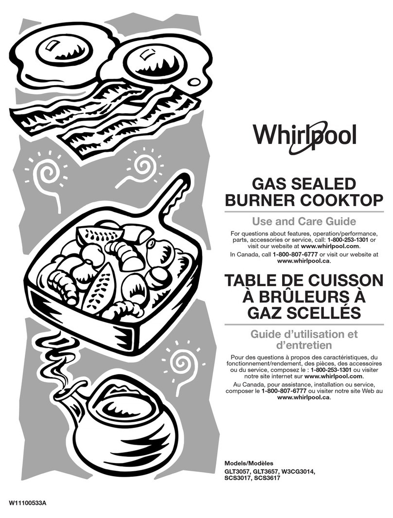 Whirlpool GLT3657 Use and care guide