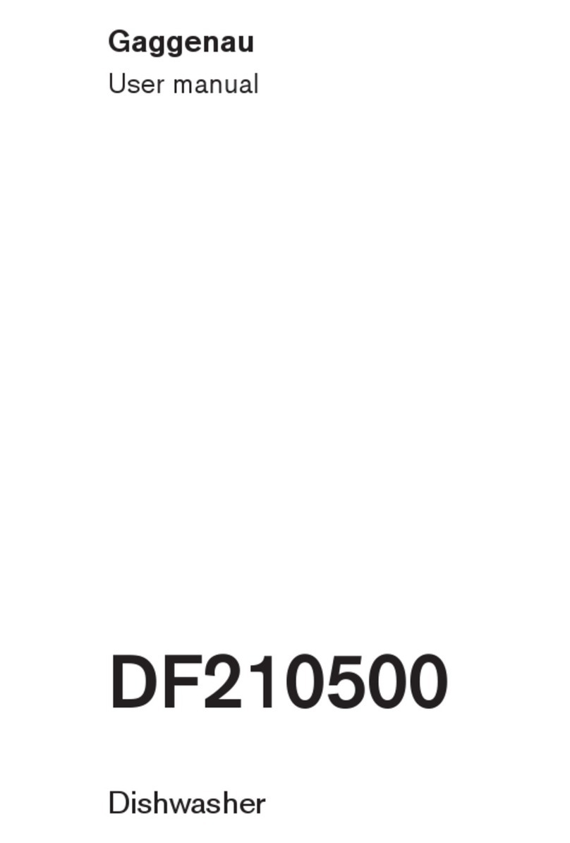 Gaggenau DF210500 user manual