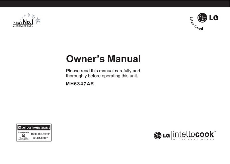 LG intellocook MH6347AR User manual