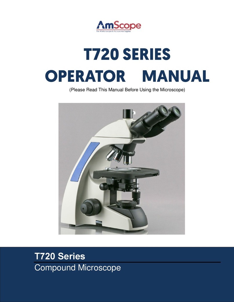 AmScope T720 Series Operator's manual