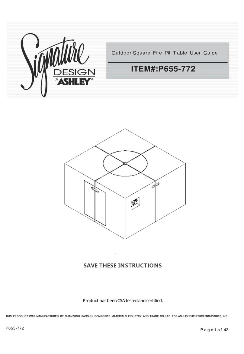 Ashley Signature P655-772 user guide