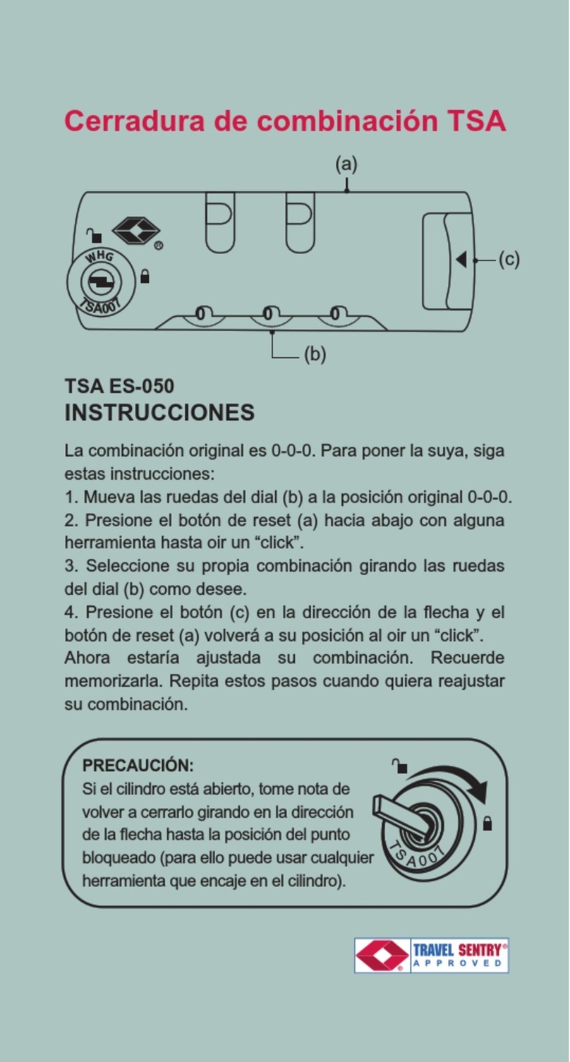 TSA ES-050 instructions