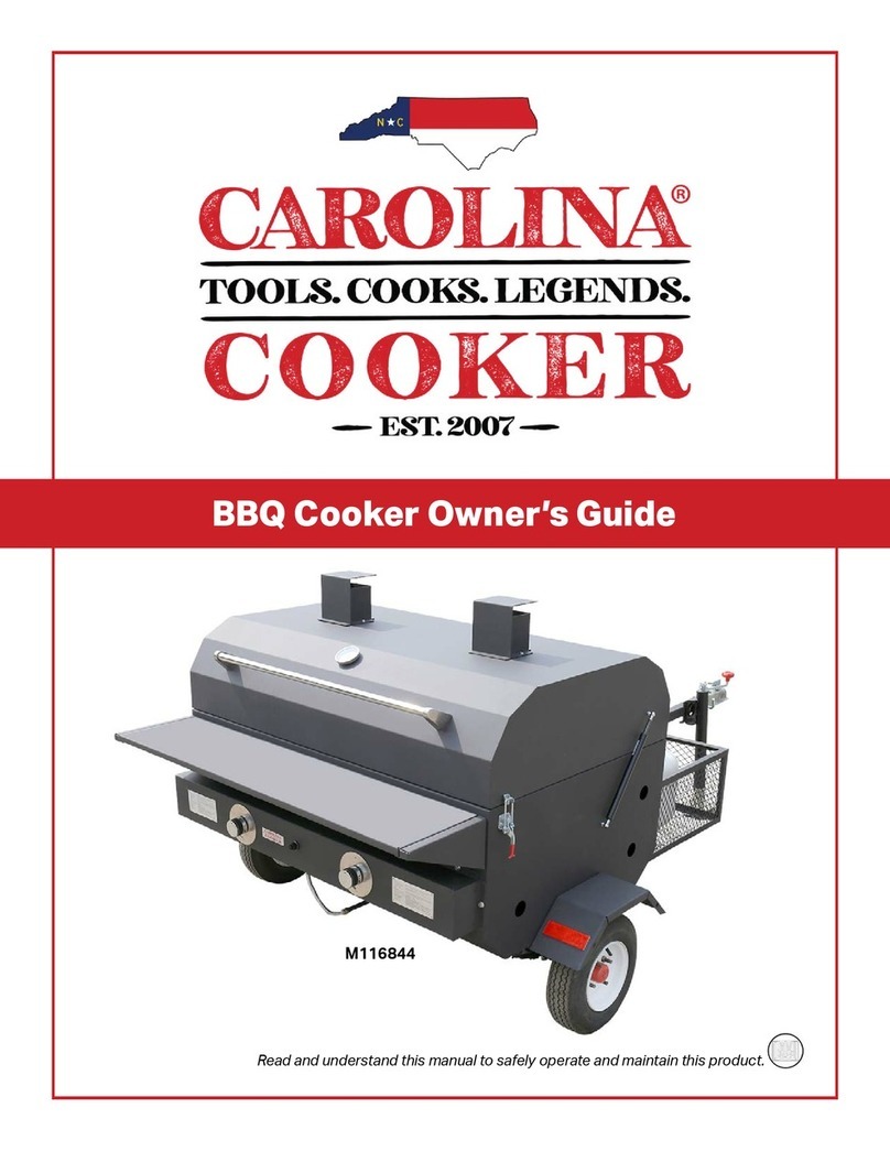 Carolina Cooker M116844 User manual