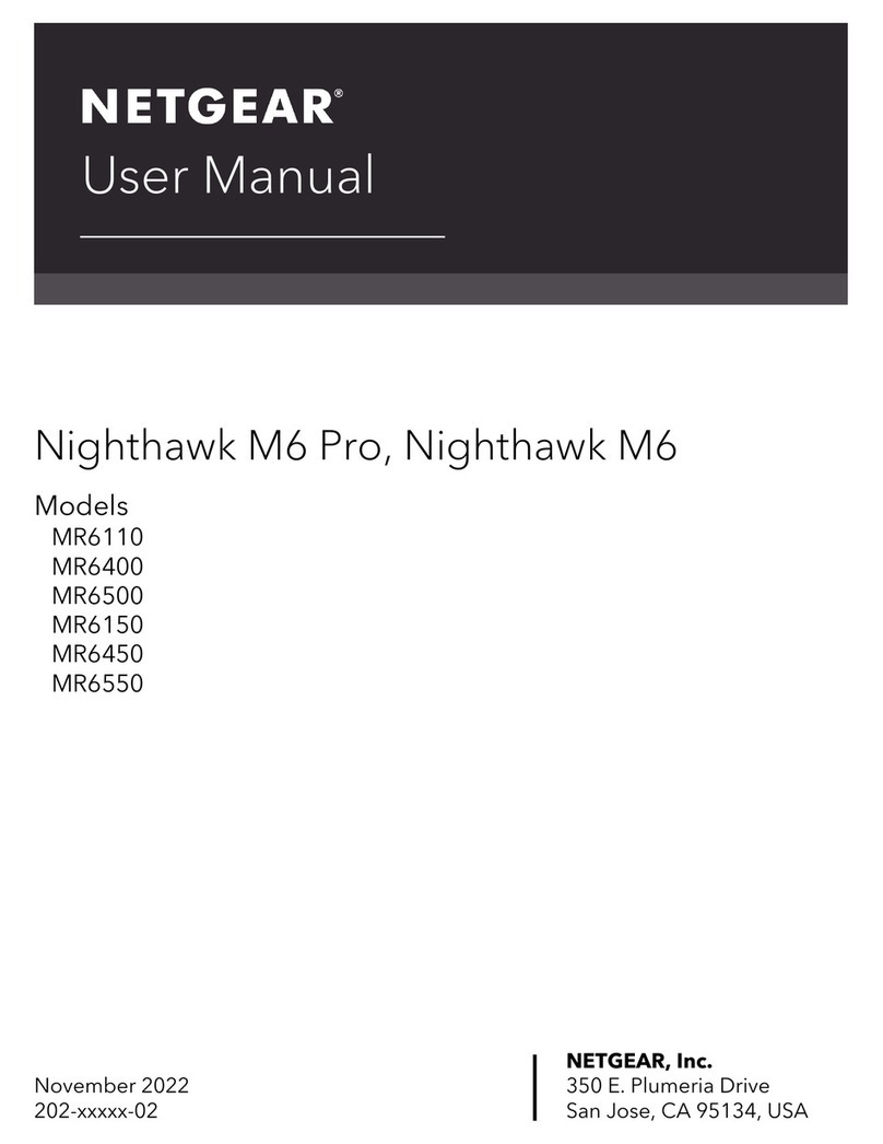 NETGEAR MR6550 User manual