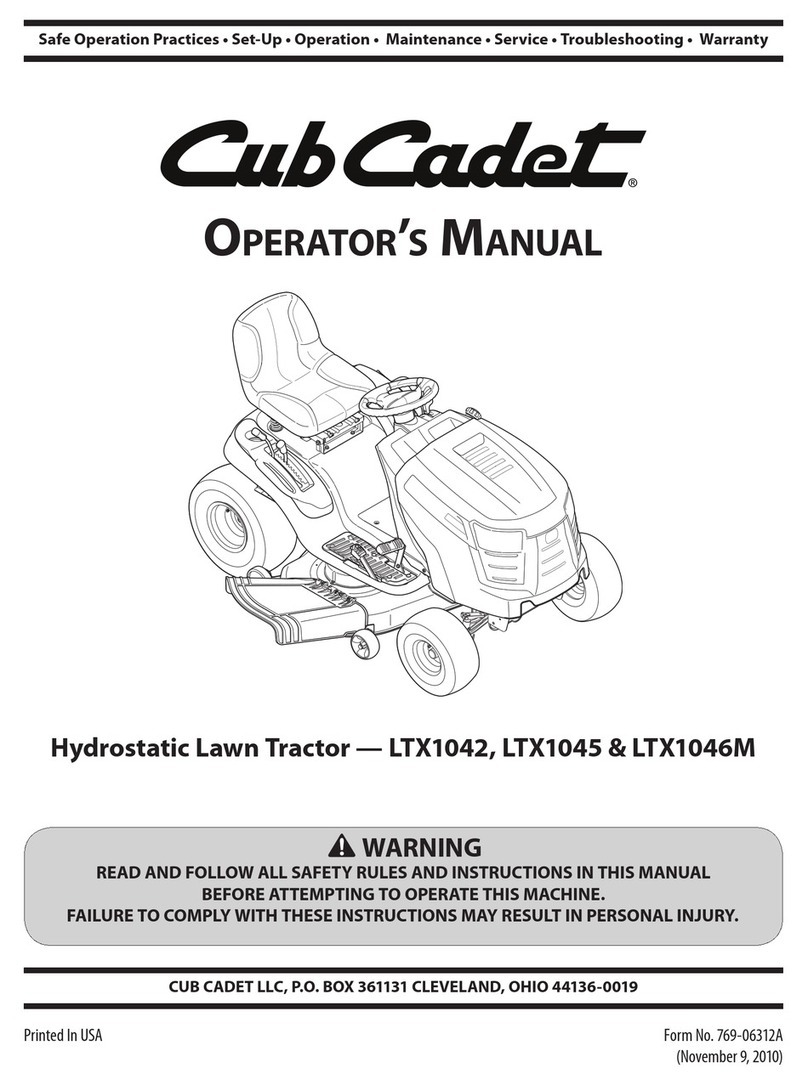 Cub Cadet LTX1046M Operator's manual