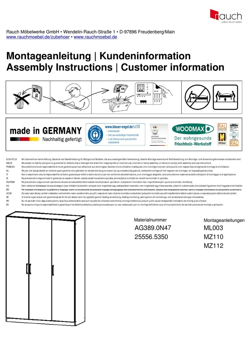 Rauch ML003 Assembly instructions