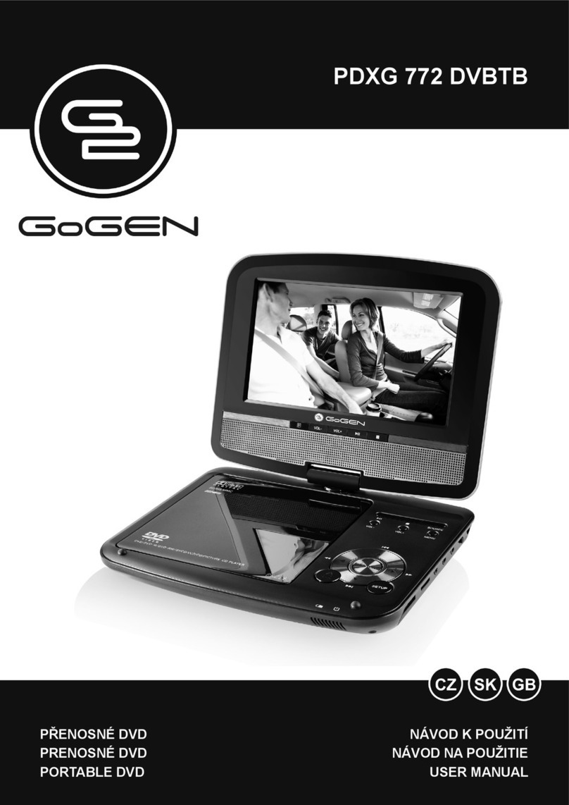 Gogen PDXG 772 DVBTB User manual