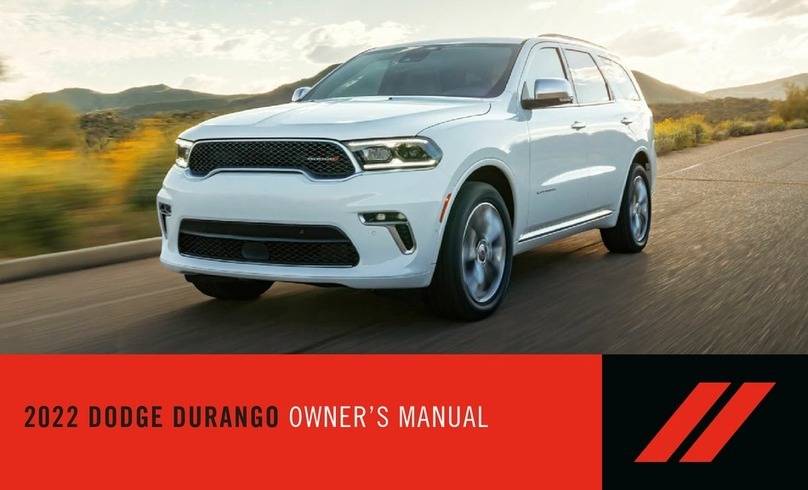 Dodge Durango 2022 owner's manual