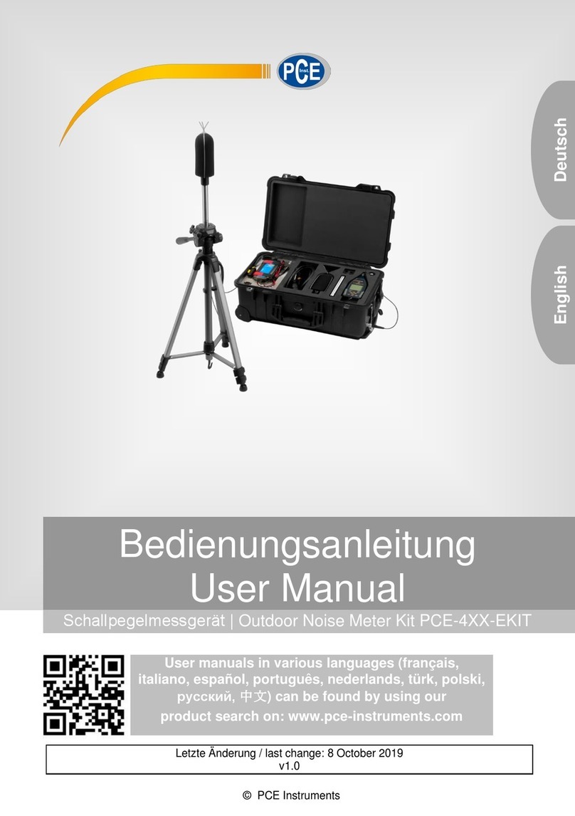 PCE Instruments PCE-432-ICA User manual