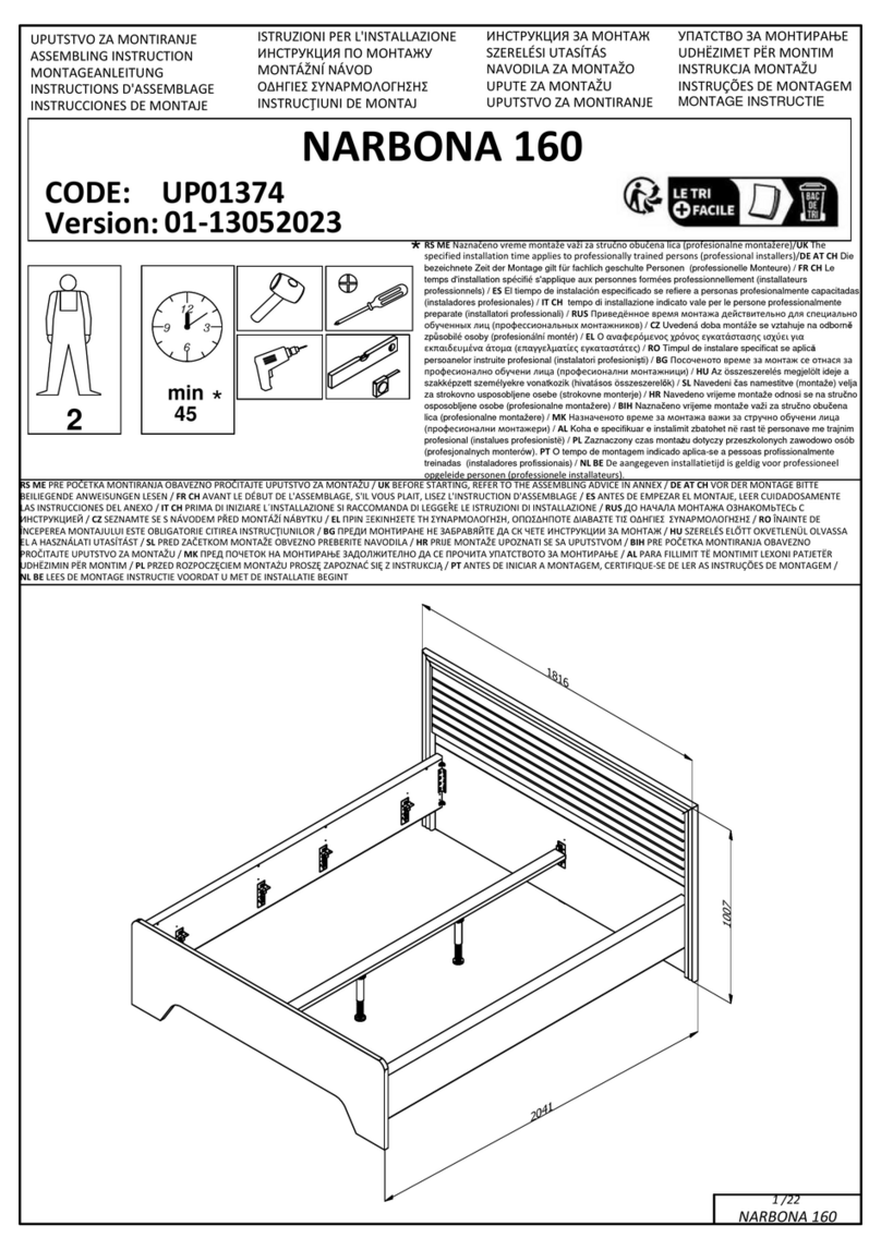 Dedeman NARBONA 160 User manual
